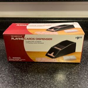 Leather Playing Card Dispenser